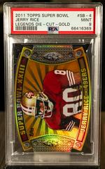 Jerry Rice [Gold] #SB-4 Football Cards 2011 Topps Super Bowl Legends Die Cut Prices