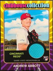 Andrew Abbott [Gold] #CC-AA Baseball Cards 2024 Topps Heritage Clubhouse Collection Relic Prices