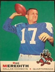 Don Meredith #75 Football Cards 1969 Topps Prices