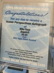 Mike Trout Baseball Cards 2022 Topps Tribute Iconic Perspectives Autographs Prices