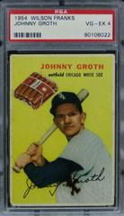 Johnny Groth Baseball Cards 1954 Wilson Franks Prices