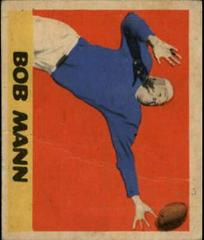 Bob Mann #17 Football Cards 1949 Leaf Prices