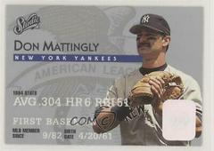 Don Mattingly #3 Baseball Cards 1995 Studio Prices