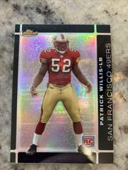 Patrick Willis [Black Refractor] #149 Football Cards 2007 Topps Finest Prices