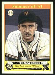 Carl Hubbell [Red Back] #81 Baseball Cards 2003 Upper Deck Play Ball Prices