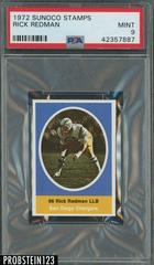 Rick Redman Football Cards 1972 Sunoco Stamps Prices