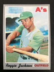 Reggie Jackson #140 Baseball Cards 1970 Topps Prices