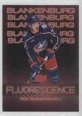 Nick Blankenburg [Magenta] #F-10 Hockey Cards 2022 Upper Deck Fluorescence Prices