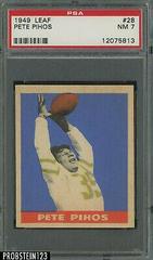 Pete Pihos #28 Football Cards 1949 Leaf Prices