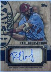 Paul Goldschmidt #HLA-PG Baseball Cards 2024 Topps Heavy Lumber Autograph Relic Prices