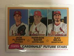 Alex Mejia, Jack Flaherty, Harrison Bader Baseball Cards 2018 Topps Archives 1981 Future Stars Trios Prices