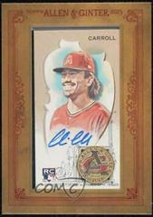 Corbin Carroll Baseball Cards 2023 Topps Allen & Ginter Mini Framed Autographs Prices