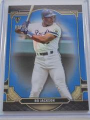 Bo Jackson [Sapphire] #1 Baseball Cards 2022 Topps Triple Threads Prices