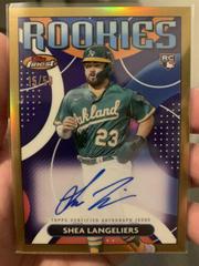 Shea Langeliers [Gold] #RDA-SL Baseball Cards 2023 Topps Finest Rookies Design Variation Autographs Prices