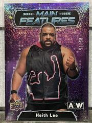 Keith Lee [Purple] #MF-26 Wrestling Cards 2022 Upper Deck AEW Main Features Prices