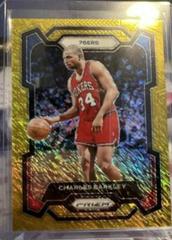 Charles Barkley [Gold Shimmer] Basketball Cards 2023 Panini Prizm Prices