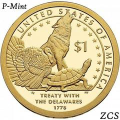 2013 P [TREATY WITH THE DELAWARES] Coins Sacagawea Dollar Prices