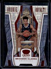 Brandon Clarke [Red] #15 Basketball Cards 2019 Panini Crown Royale Rookie Royalty Prices