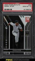 Derek Jeter #40 Baseball Cards 2004 Donruss Elite Prices