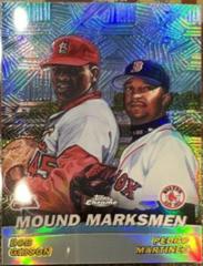 B. Gibson, P. Martinez [Refractor] Baseball Cards 2001 Topps Chrome Combos Prices