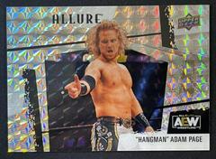 Hangman Adam Page [Purple Diamond] #106 Wrestling Cards 2022 Upper Deck Allure AEW Prices