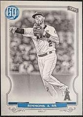 Andrelton Simmons [Black & White] #109 Baseball Cards 2020 Topps Gypsy Queen Prices