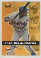 Vladimir Guerrero #80 Baseball Cards 2000 Bowman's Best Prices