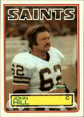 John Hill Football Cards 1983 Topps Prices