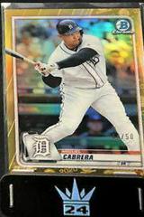 Miguel Cabrera [Gold Refractor] #86 Baseball Cards 2020 Bowman Chrome Prices