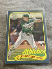 Tyler Soderstrom [Blue] #89B-100 Baseball Cards 2024 Topps 1989 Prices
