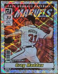 Greg Maddux [Silver] Baseball Cards 2023 Panini Donruss Marvels Prices