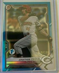 Jonathan India [Blue Foil] Baseball Cards 2021 Bowman 1st Edition Prices