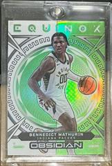 Bennedict Mathurin [Green Flood] #29 Basketball Cards 2022 Panini Obsidian Equinox Prices
