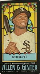 Luis Robert [Mini Stained Glass] #385 Baseball Cards 2021 Topps Allen & Ginter Prices