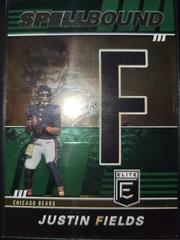 Justin Fields [Green] Football Cards 2022 Panini Donruss Elite Spellbound Prices