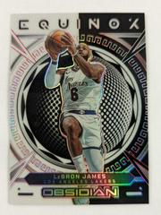 LeBron James [Red] #18 Basketball Cards 2022 Panini Obsidian Equinox Prices