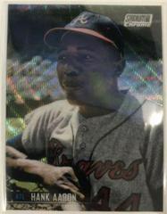 Hank Aaron [Wave] #102 Baseball Cards 2021 Stadium Club Chrome Prices