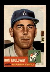 Don Kolloway Baseball Cards 1953 Topps Prices