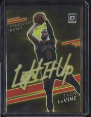 Zach LaVine [Red] #12 Basketball Cards 2021 Panini Donruss Optic Light It Up Prices