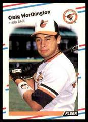 Craig Worthington #U-4 Baseball Cards 1988 Fleer Update Prices