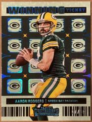 Aaron Rodgers [Platinum] Football Cards 2022 Panini Contenders Winning Ticket Prices