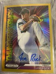 Joe Rock [Autograph Gold Prizm] Baseball Cards 2021 Panini Prizm Draft Picks Thunderstruck Prices