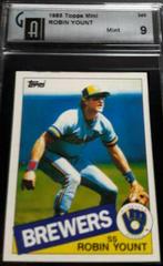 Robin Yount Baseball Cards 1985 Topps Mini Prices