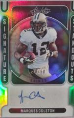 Marques Colston [Red] #SS-MC Football Cards 2022 Panini Absolute Signature Standouts Prices