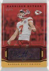 Harrison Butker [Red] Football Cards 2019 Panini Chronicles Signature Series Prices