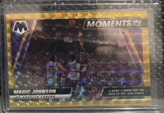 Magic Johnson [Gold] Basketball Cards 2021 Panini Mosaic Moments in Time Prices