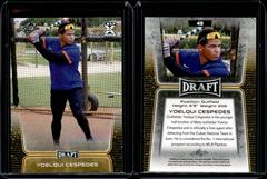 Yoelqui Cespedes [Gold] #49 Baseball Cards 2020 Leaf Draft Prices