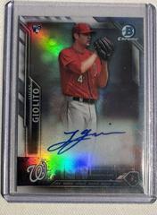 Lucas Giolito [Refractor] Baseball Cards 2016 Bowman Chrome Autograph Rookies Prices