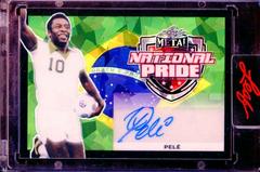 Pele [Black Crystal] #NP-P1 Soccer Cards 2022 Leaf Metal National Pride Autographs Prices