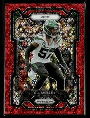 C. J. Mosley [Red] #230 Football Cards 2023 Panini Prizm No Huddle Prices
